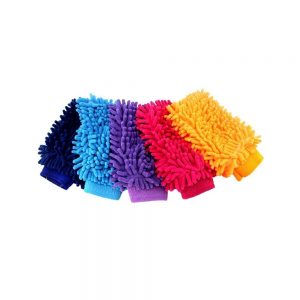 VelVeeta Car Wash Sponge Window Cleaning Washing Machine Sponge Car Cleaning Gloves (Random Color)