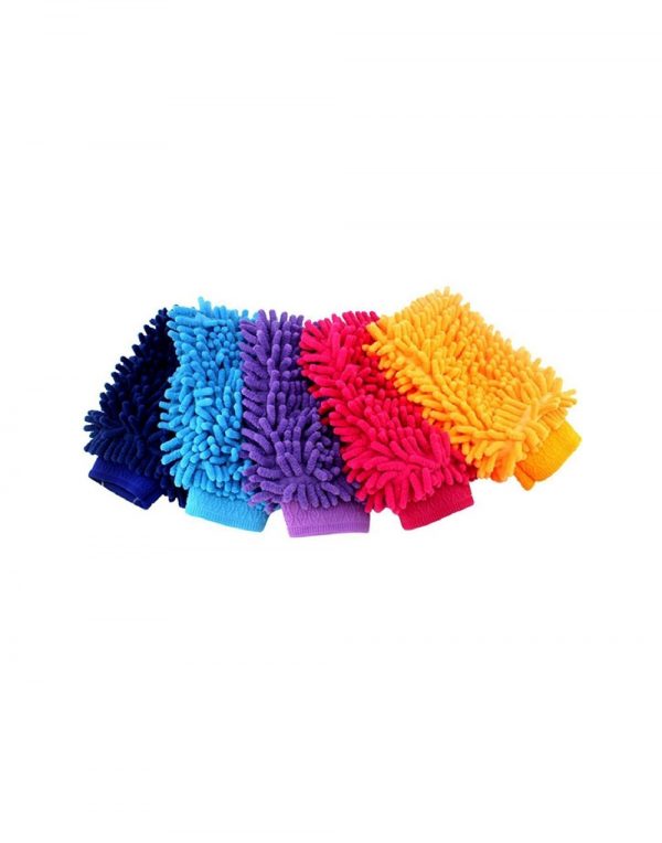 VelVeeta Car Wash Sponge Window Cleaning Washing Machine Sponge Car Cleaning Gloves (Random Color)