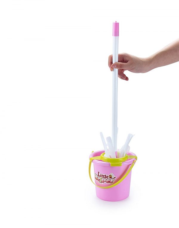 Housekeeping & Cleaning Playset - Mini Clean Up Broom, Mop and Bucket set