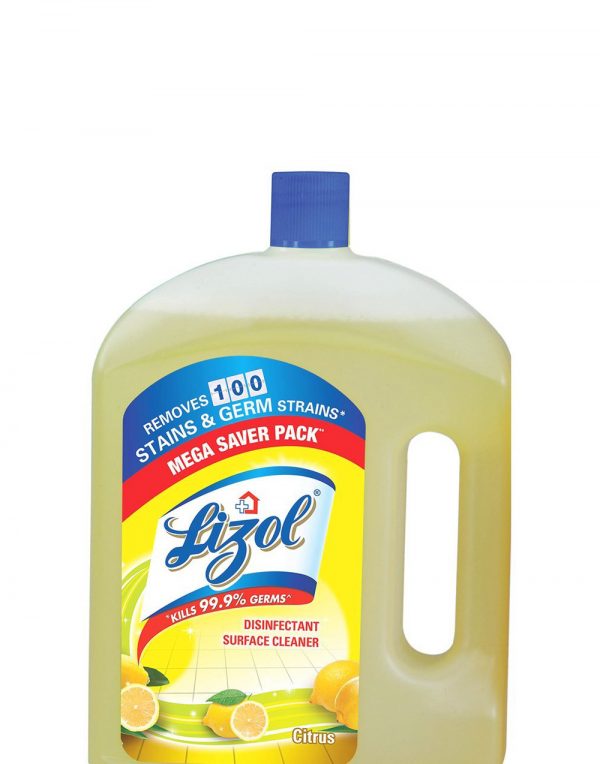 Lizol Disinfectant Floor Cleaner Citrus, 2 L