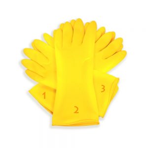 Tools-4-All Hand Care Flocklined Household Rubber Hand Gloves