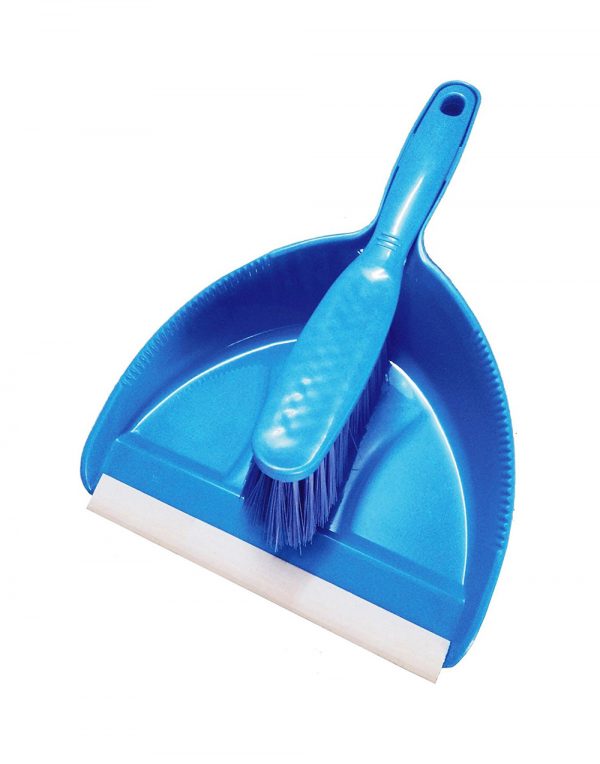 Vimal Nirali Kitchen Wiper and Dust Pan with Brush Combo Set