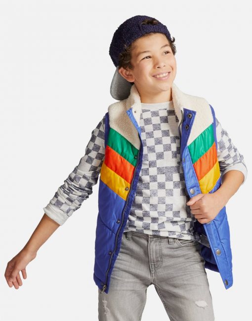 Boys' Vest - Blue Streak