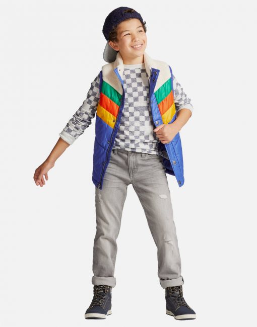 Boys' Vest - Blue Streak