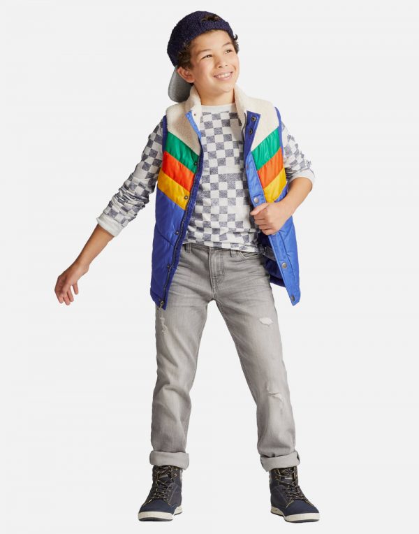 Boys' Vest - Blue Streak