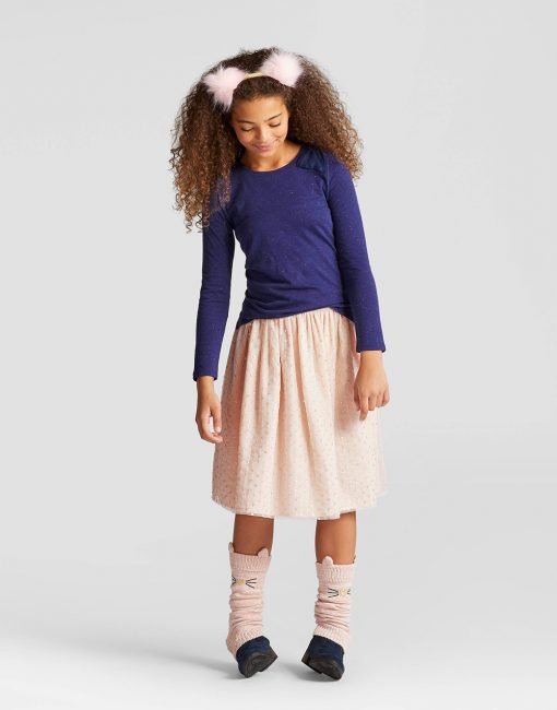 Girls' Long Sleeve Bow Top