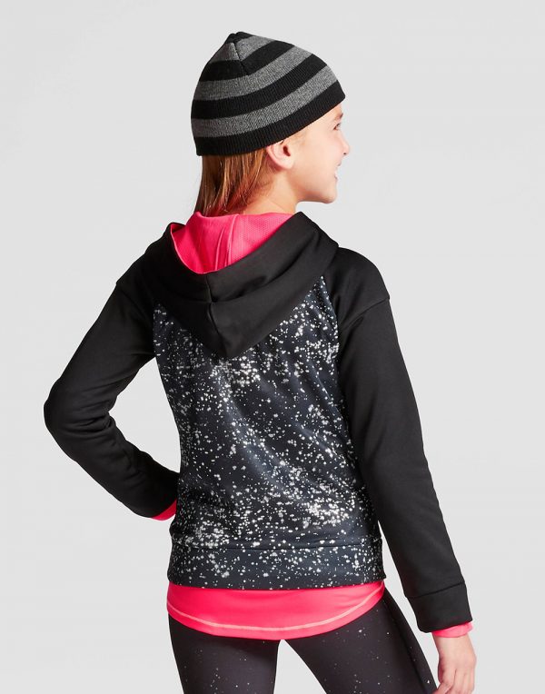 Girls' Printed Tech Fleece Full Zip Hoodie