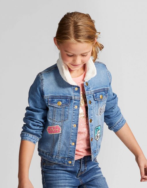 Girls' Star Wars Forces Of Destiny Jacket - Denim Blue