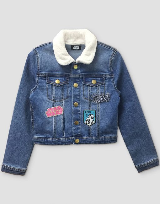 Girls' Star Wars Forces Of Destiny Jacket - Denim Blue