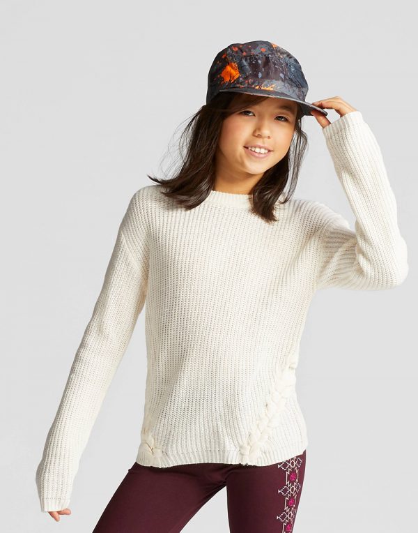 Girls' Textured Sweater