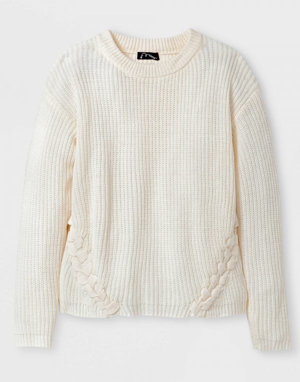 Girls' Textured Sweater