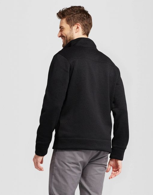 Men's Standard Fit Sweater Fleece Jacket