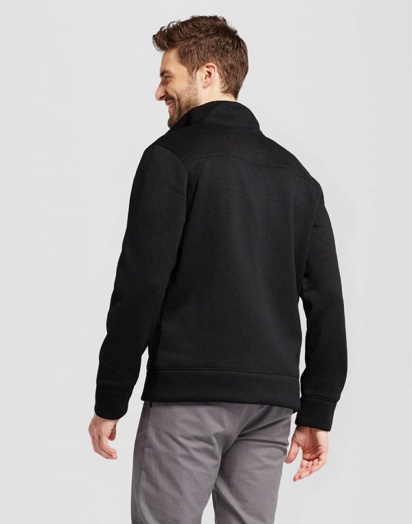 Men's Standard Fit Sweater Fleece Jacket