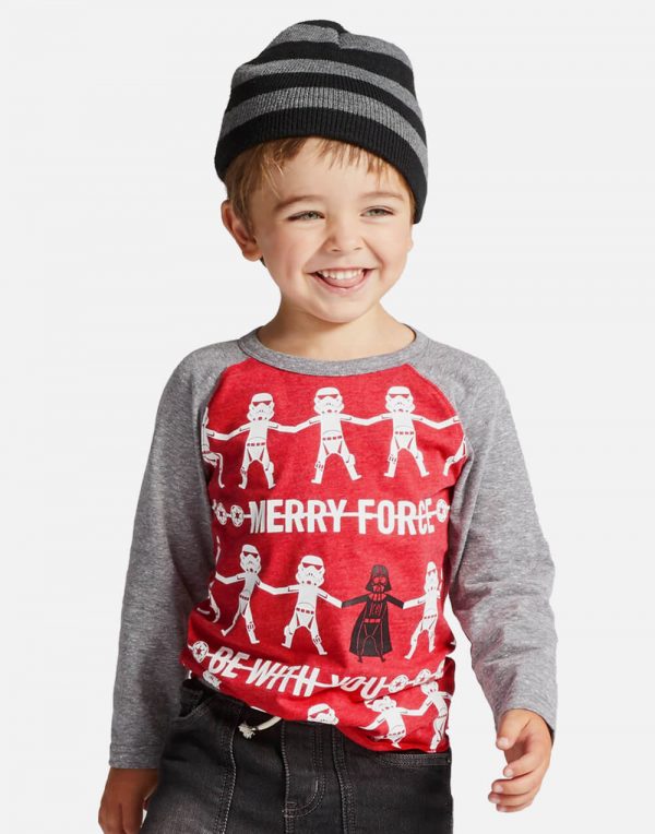 Toddler Tees Long Sleeve - Red - Star Wars