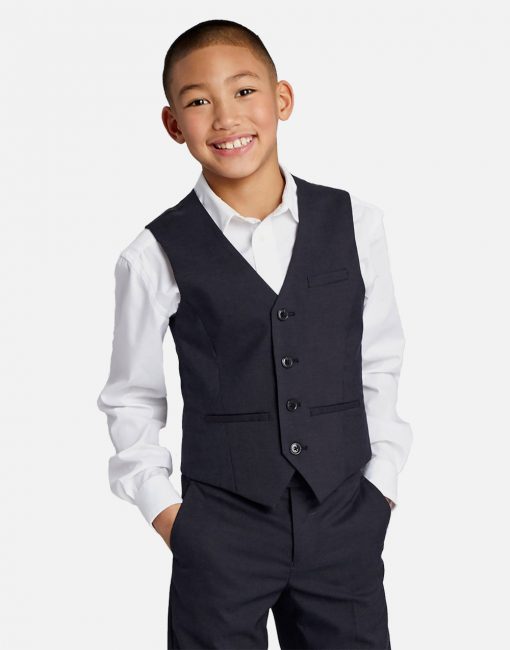 WD.NY Boys' Suit Vest - Classic Navy