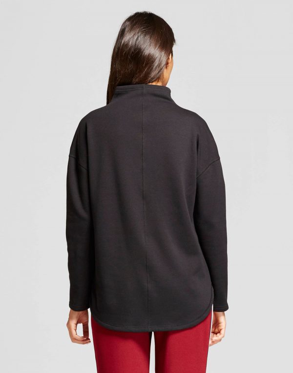 Women's Funnel Neck Tunic Sweatshirt