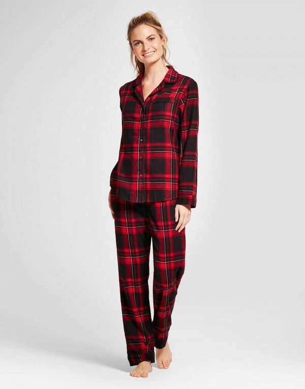 Women's 2pc Pajama Set - Red Velvet