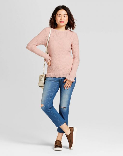 Women's Pointelle Pullover