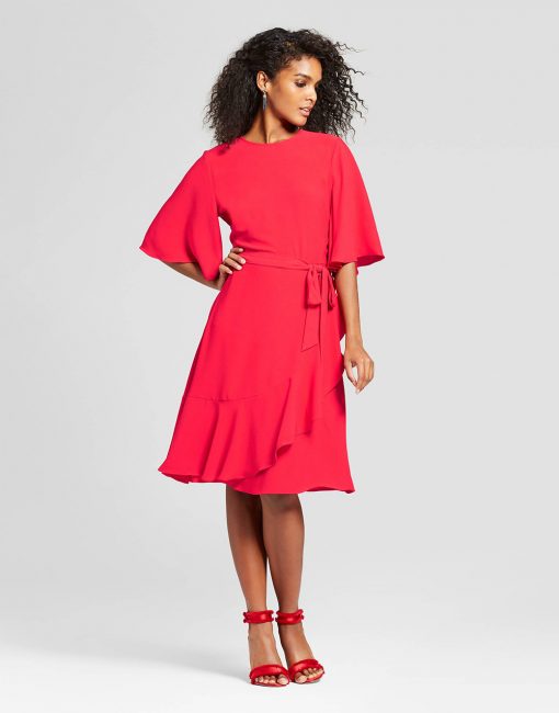 Women's Ruffle Wrap Dress