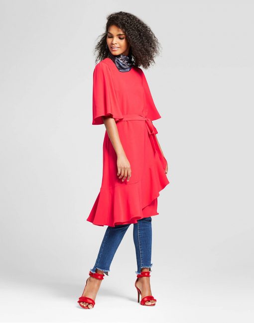 Women's Ruffle Wrap Dress