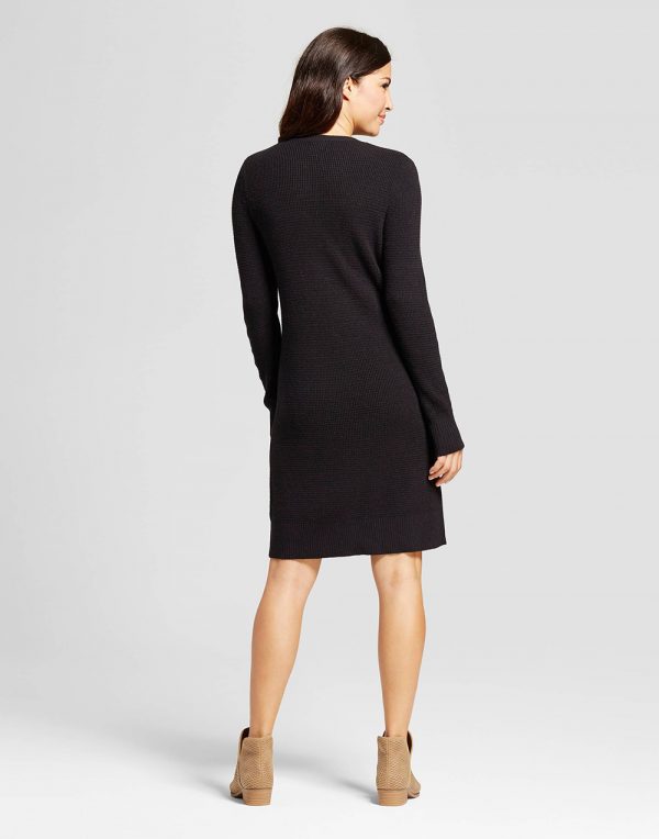 Women's Textured Sweater Dress