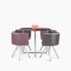 Glass Stowaway Dining Set