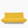 Urban Ladder Palermo Fabric Sofa cum Bed (Yellow)