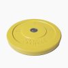 Titan Fitness Pair 25lb Olympic Bumper Plate Yellow