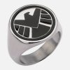 Men’s Marvel Agents of S.H.I.E.L.D Stainless Steel Ring