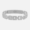 Men’s Stainless Steel ID Link Bracelet (12.5mm) – Silver (8.5″)