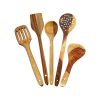 Aarsun Woods Spoon Set For Kitchen  Wooden Spatula,Set Of 5