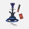 Being Nawab 10 inch Glass Hookah  (Blue)