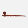 Newzenx Brown 17 cm Wooden Pocket Hookah