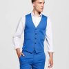 WD·NY Black – Men’s Bright Cobalt Blue Vest