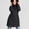 Women’s Puffer Jacket with Faux Fur Hood Detail