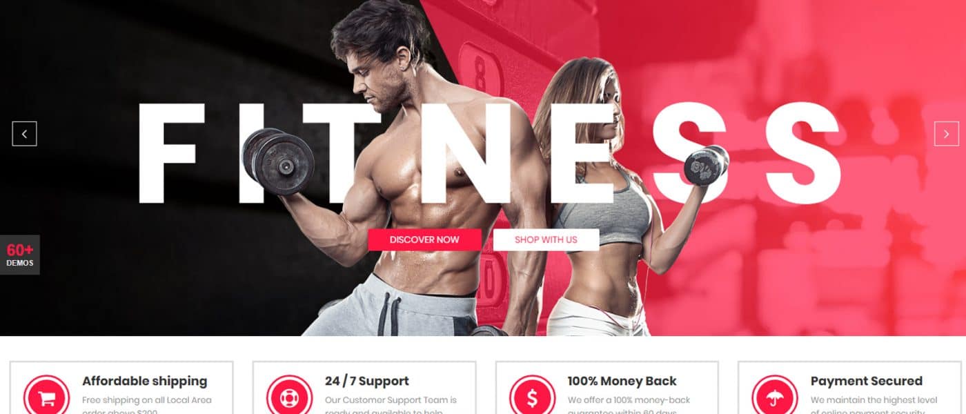 Wordpress theme for Fitness & Gym