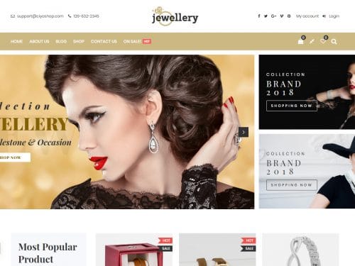 Download Best Jewellery WordPress Themes in 2019