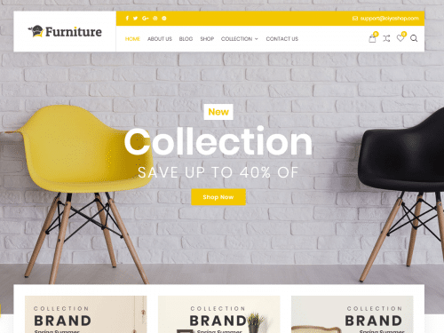 Buy Best WordPress Themes For a Furniture Website